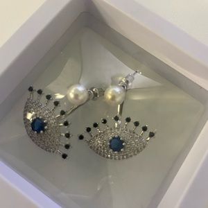 BLUE EVIL EYE Fashion Jewelry Design  EARRINGS Protection